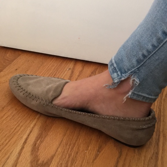 Donna Karan Shoes Donna Karan Collection Taupe Suede